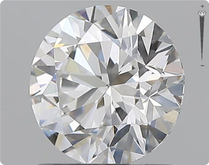 Natürlicher 0.91ct GIA Diamant | Farbe E | Reinheit VVS1 | Rundschliff | EX EX EX #D10557