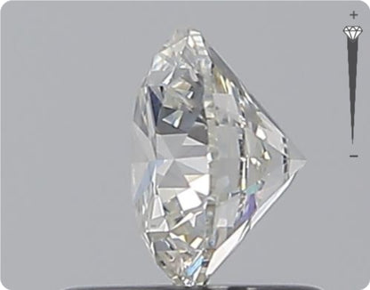 Natürlicher 0.70ct GIA Diamant | Farbe H | Reinheit SI2 | Rundschliff | EX EX EX #D10558