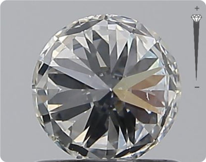 Natürlicher 0.70ct GIA Diamant | Farbe H | Reinheit SI2 | Rundschliff | EX EX EX #D10558