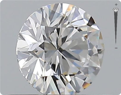 Natural 0.50ct GIA Diamond | Color E | Clarity IF | Round Cut | EX EX VG #D10559