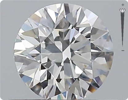 Natural 0.50ct GIA Diamond | Color E | Clarity IF | Round Cut | EX EX VG #D10559