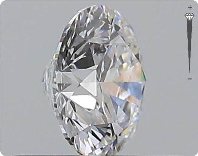 Natural 0.50ct GIA Diamond | Color E | Clarity IF | Round Cut | EX EX VG #D10559