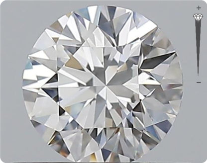 Natural 0.50ct GIA Diamond | Color E | Clarity IF | Round Cut | EX EX VG #D10559