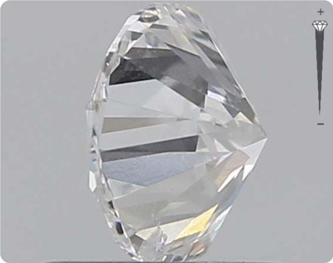 Natural 0.73ct GIA Diamond | Color D | Clarity SI2 | Round Cut | EX EX EX #D10560