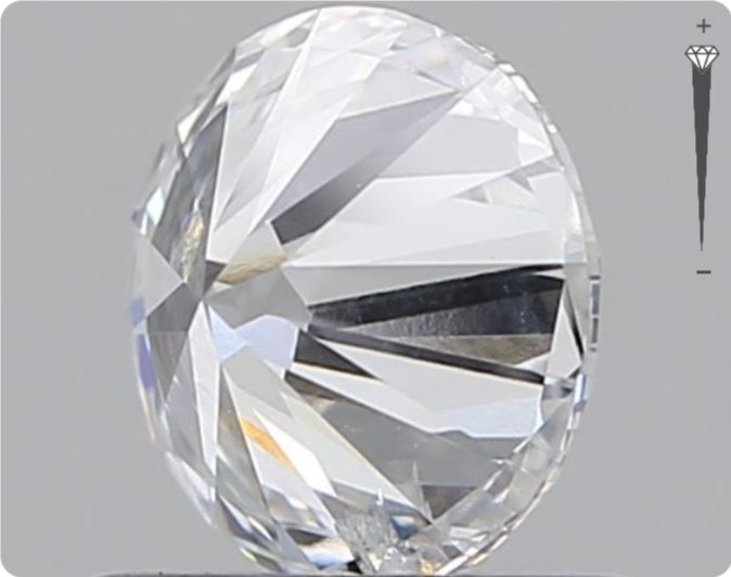 Natural 0.73ct GIA Diamond | Color D | Clarity SI2 | Round Cut | EX EX EX #D10560