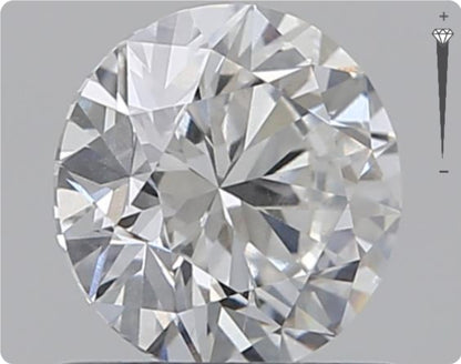 Natural 0.73ct GIA Diamond | Color D | Clarity SI2 | Round Cut | EX EX EX #D10560