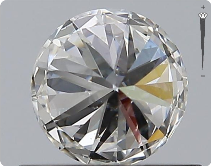 Natural 0.50ct GIA Diamond | Color E | Clarity VS1 | Round Cut | EX EX EX #D10561