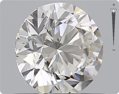 Natural 0.53ct GIA Diamond | Color E | Clarity VVS1 | Round Brilliant Cut | EX EX EX #D10562