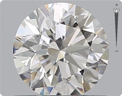 Natural 0.53ct GIA Diamond | Color E | Clarity VVS1 | Round Brilliant Cut | EX EX EX #D10562