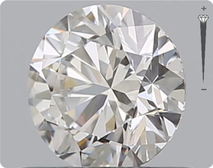 Natural 0.53ct GIA Diamond | Color E | Clarity VVS1 | Round Brilliant Cut | EX EX EX #D10562