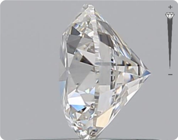 Natural 0.53ct GIA Diamond | Color E | Clarity VVS1 | Round Brilliant Cut | EX EX EX #D10562