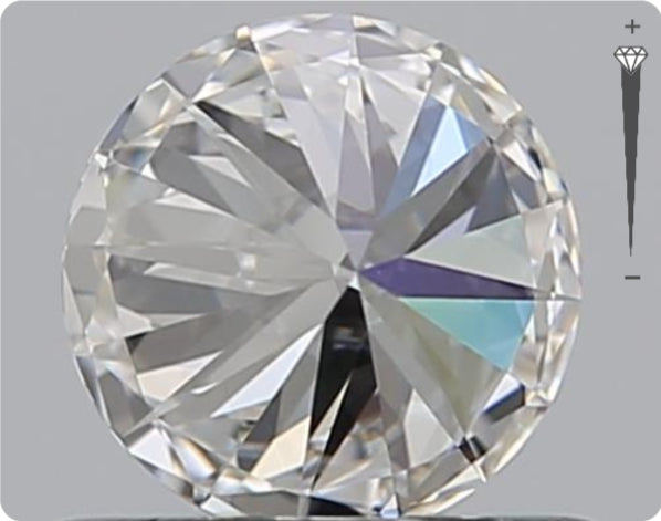 Natural 0.53ct GIA Diamond | Color E | Clarity VVS1 | Round Brilliant Cut | EX EX EX #D10562