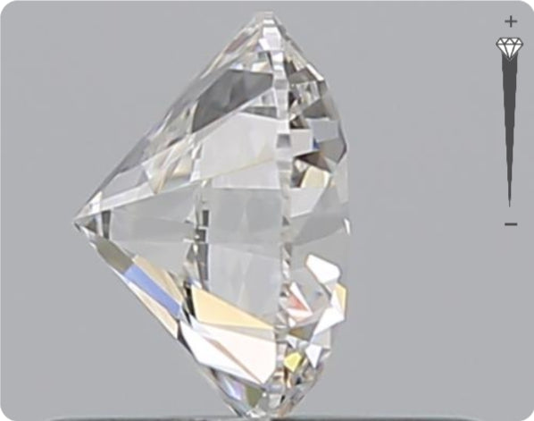 Natural 0.53ct GIA Diamond | Color E | Clarity VVS1 | Round Brilliant Cut | EX EX EX #D10562