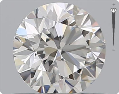 Natural 0.53ct GIA Diamond | Color E | Clarity VVS1 | Round Brilliant Cut | EX EX EX #D10562