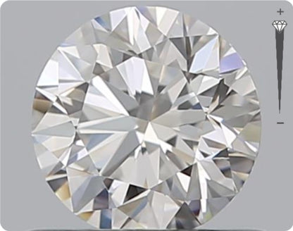 Natural 0.53ct GIA Diamond | Color E | Clarity VVS1 | Round Brilliant Cut | EX EX EX #D10562