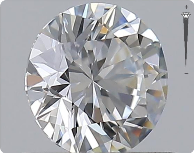 Natürlicher 0.55ct GIA Diamant | Farbe E | Reinheit VVS2 | Rundschliff | EX EX EX #D10563