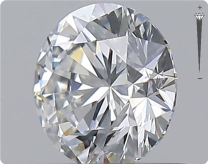 Natürlicher 0.55ct GIA Diamant | Farbe E | Reinheit VVS2 | Rundschliff | EX EX EX #D10563