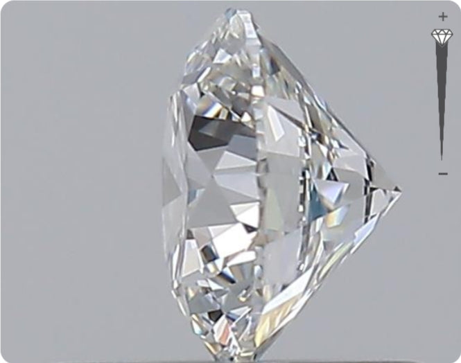Natürlicher 0.55ct GIA Diamant | Farbe E | Reinheit VVS2 | Rundschliff | EX EX EX #D10563