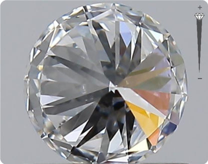 Natürlicher 0.55ct GIA Diamant | Farbe E | Reinheit VVS2 | Rundschliff | EX EX EX #D10563