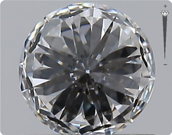 Natürlicher 0.55ct GIA Diamant | Farbe E | Reinheit VVS2 | Rundschliff | EX EX EX #D10563