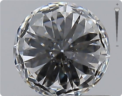 Natürlicher 0.55ct GIA Diamant | Farbe E | Reinheit VVS2 | Rundschliff | EX EX EX #D10563