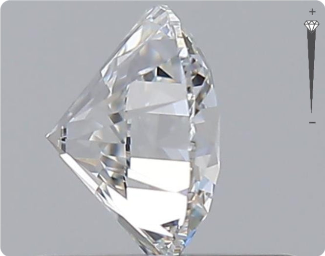 Natürlicher 0.55ct GIA Diamant | Farbe E | Reinheit VVS2 | Rundschliff | EX EX EX #D10563
