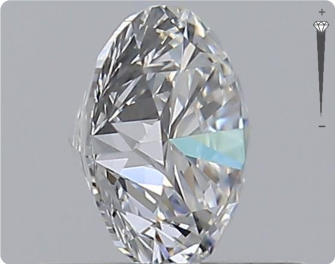 Natürlicher 0.55ct GIA Diamant | Farbe E | Reinheit VVS2 | Rundschliff | EX EX EX #D10563