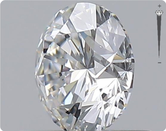 Natürlicher 0.55ct GIA Diamant | Farbe E | Reinheit VVS2 | Rundschliff | EX EX EX #D10563