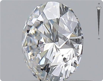 Natürlicher 0.55ct GIA Diamant | Farbe E | Reinheit VVS2 | Rundschliff | EX EX EX #D10563