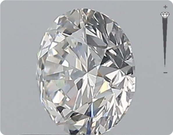 Natürlicher 0.70ct GIA Diamant | Farbe G | Reinheit SI1 | Rundschliff | EX EX EX #D10564