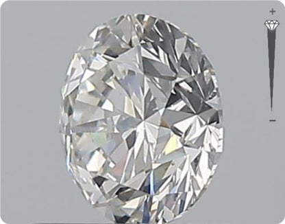 Natürlicher 0.70ct GIA Diamant | Farbe G | Reinheit SI1 | Rundschliff | EX EX EX #D10564