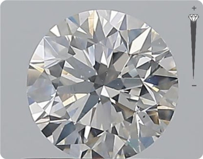 Natürlicher 0.70ct GIA Diamant | Farbe G | Reinheit SI1 | Rundschliff | EX EX EX #D10564
