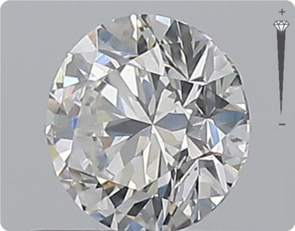 Natürlicher 0.70ct GIA Diamant | Farbe G | Reinheit SI1 | Rundschliff | EX EX EX #D10564