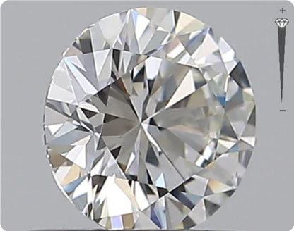 Natürlicher 0.51ct GIA Diamant | Farbe H | Reinheit IF | Rundschliff | EX EX EX #D10565