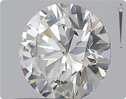 Natürlicher 0.51ct GIA Diamant | Farbe H | Reinheit IF | Rundschliff | EX EX EX #D10565