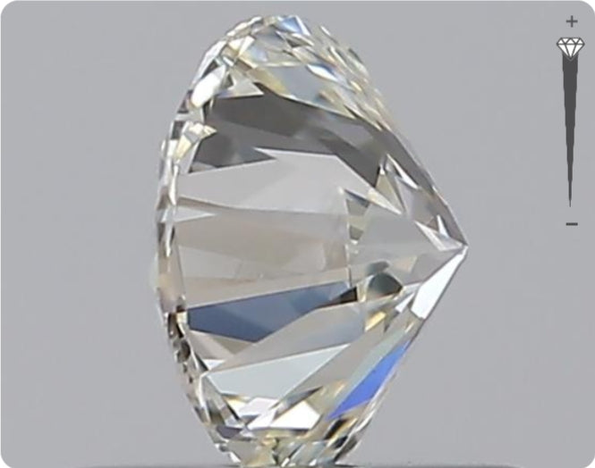 Natürlicher 0.51ct GIA Diamant | Farbe H | Reinheit IF | Rundschliff | EX EX EX #D10565