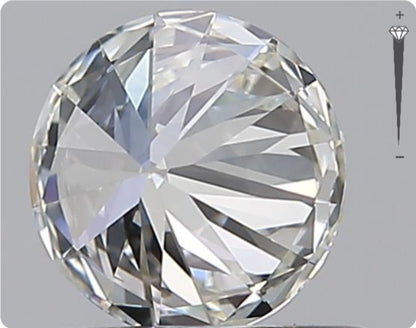 Natürlicher 0.51ct GIA Diamant | Farbe H | Reinheit IF | Rundschliff | EX EX EX #D10565