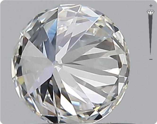 Natürlicher 0.51ct GIA Diamant | Farbe H | Reinheit IF | Rundschliff | EX EX EX #D10565