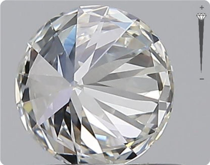 Natürlicher 0.51ct GIA Diamant | Farbe H | Reinheit IF | Rundschliff | EX EX EX #D10565