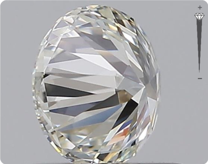 Natürlicher 0.51ct GIA Diamant | Farbe H | Reinheit IF | Rundschliff | EX EX EX #D10565