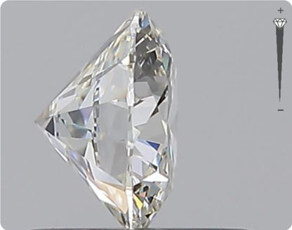 Natürlicher 0.51ct GIA Diamant | Farbe H | Reinheit IF | Rundschliff | EX EX EX #D10565