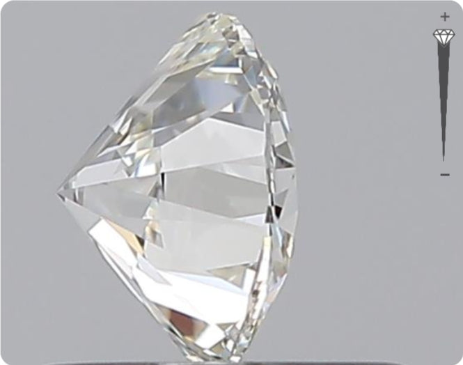Natürlicher 0.51ct GIA Diamant | Farbe H | Reinheit IF | Rundschliff | EX EX EX #D10565