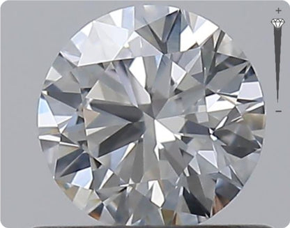 Natürlicher 0.51ct GIA Diamant | Farbe E | Reinheit VVS2 | Rundschliff | EX EX EX #D10566