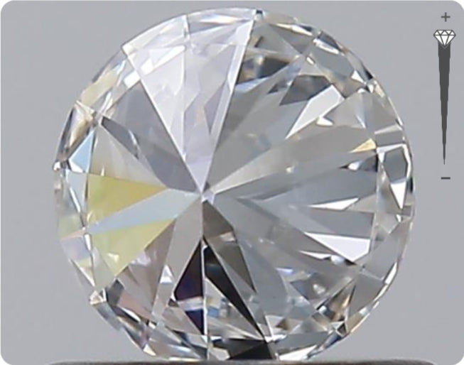 Natürlicher 0.51ct GIA Diamant | Farbe E | Reinheit VVS2 | Rundschliff | EX EX EX #D10566