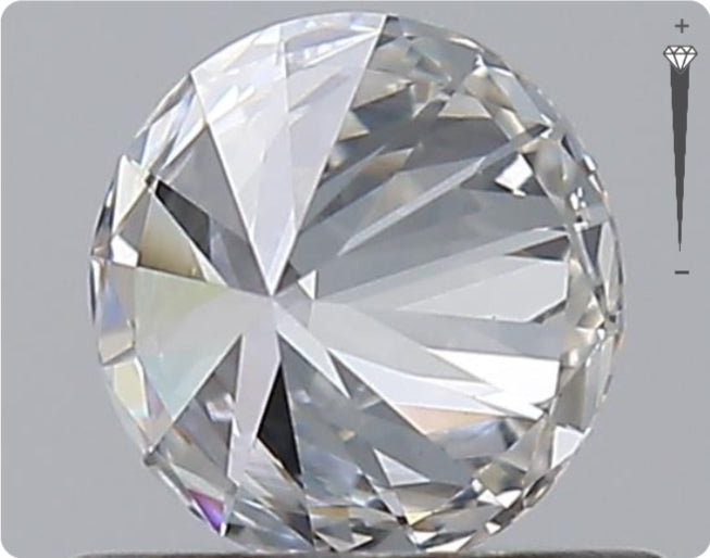 Natürlicher 0.51ct GIA Diamant | Farbe E | Reinheit VVS2 | Rundschliff | EX EX EX #D10566