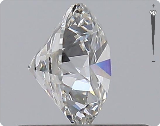 Natürlicher 0.51ct GIA Diamant | Farbe E | Reinheit VVS2 | Rundschliff | EX EX EX #D10566