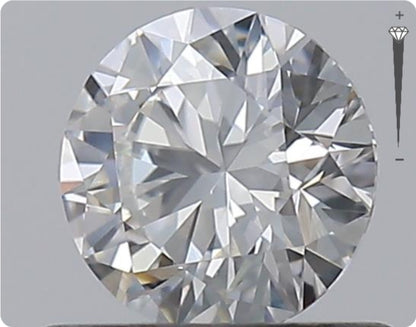 Natürlicher 0.51ct GIA Diamant | Farbe E | Reinheit VVS2 | Rundschliff | EX EX EX #D10566