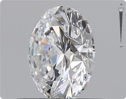 Natural 0.59ct GIA Diamond | Color D | Clarity VS2 | Round Cut | VG EX EX #D10567