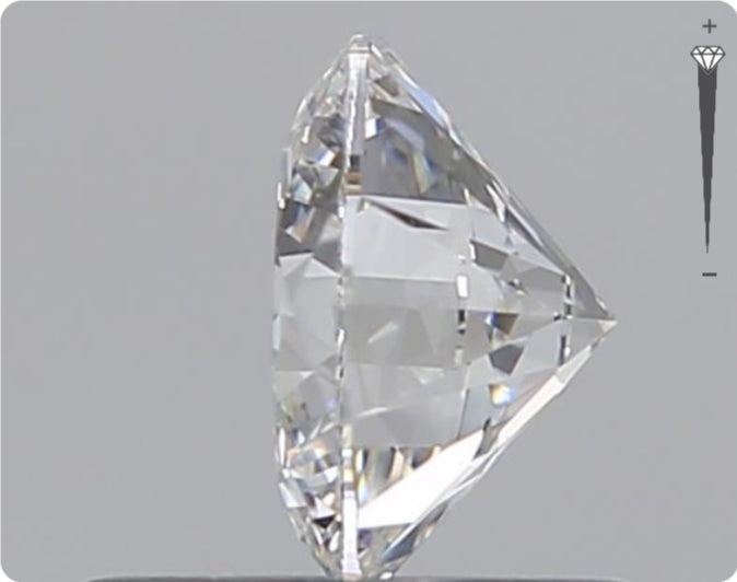Natural 0.59ct GIA Diamond | Color D | Clarity VS2 | Round Cut | VG EX EX #D10567