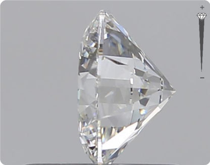 Natural 0.59ct GIA Diamond | Color D | Clarity VS2 | Round Cut | VG EX EX #D10567